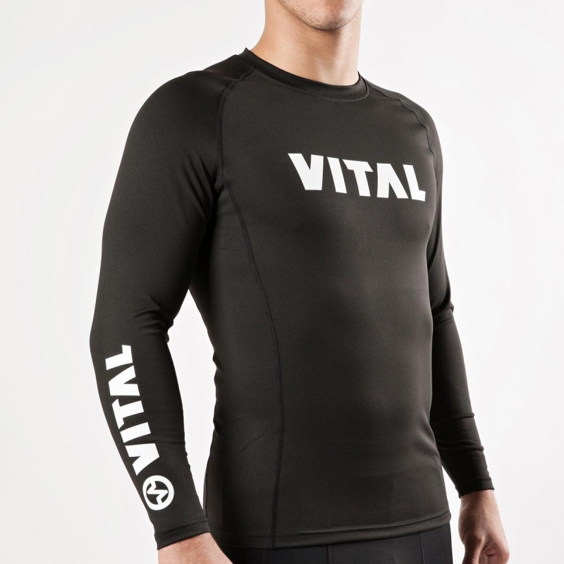 Rashguard Noir Deluxe - Rashguard Vital