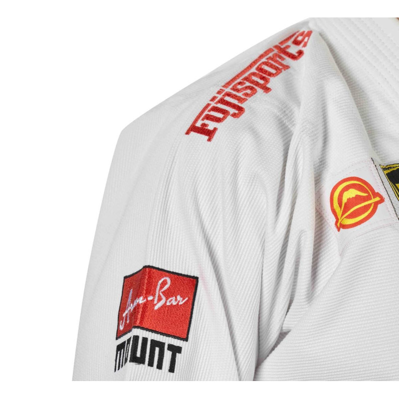 Kimono JJB FUJI Sports | Blanc/Rouge | Suparaito XTR 2.0 Edition