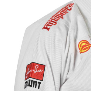 Kimono JJB FUJI Sports | Blanc/Rouge | Suparaito XTR 2.0 Edition