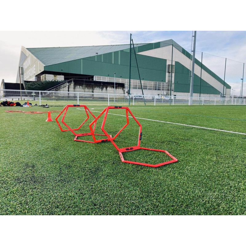 Échelle de Rythme Hexagonale 4TRAINER | PRO | Lot de 12 Cerceaux