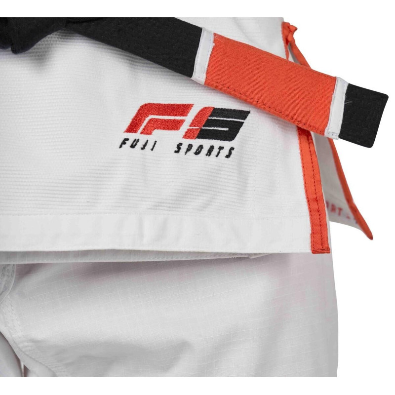 Kimono JJB FUJI Sports | Blanc/Rouge | Suparaito XTR 2.0 Edition