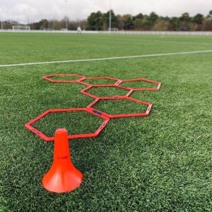 Échelle de Rythme Hexagonale 4TRAINER | PRO | Lot de 12 Cerceaux