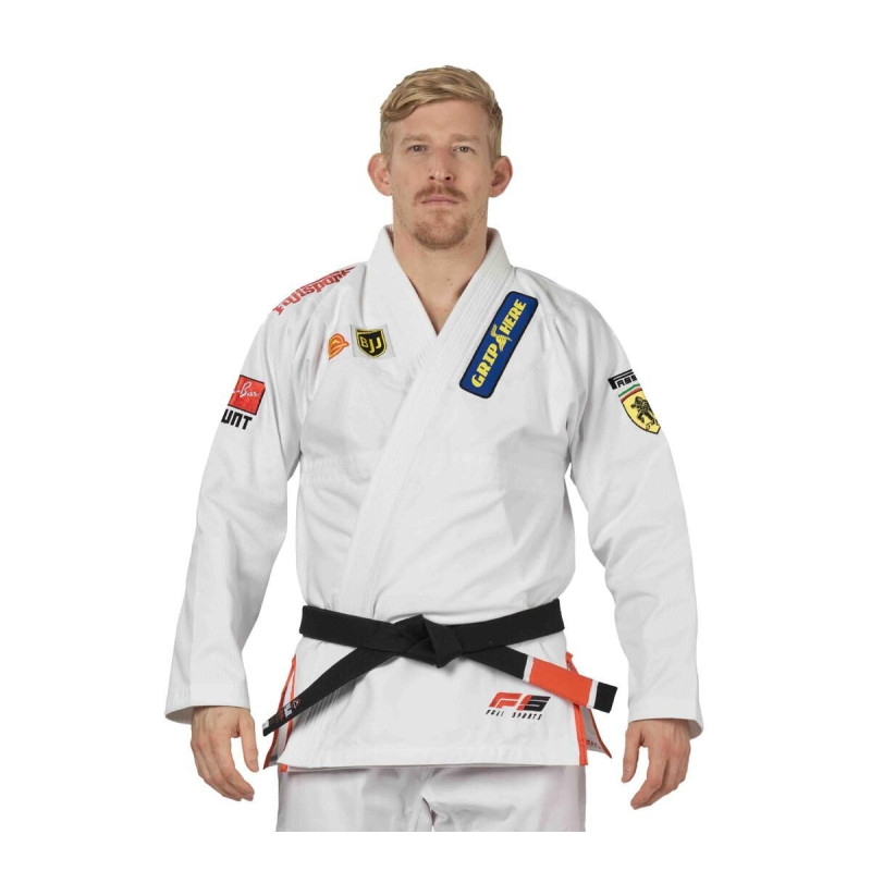 Kimono JJB FUJI Sports | Blanc/Rouge | Suparaito XTR 2.0 Edition