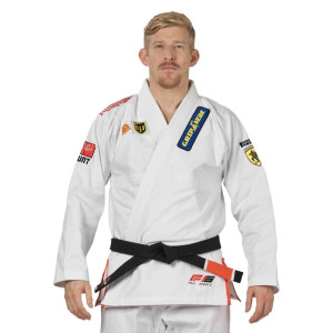 Kimono JJB FUJI Sports | Blanc/Rouge | Suparaito XTR 2.0 Edition