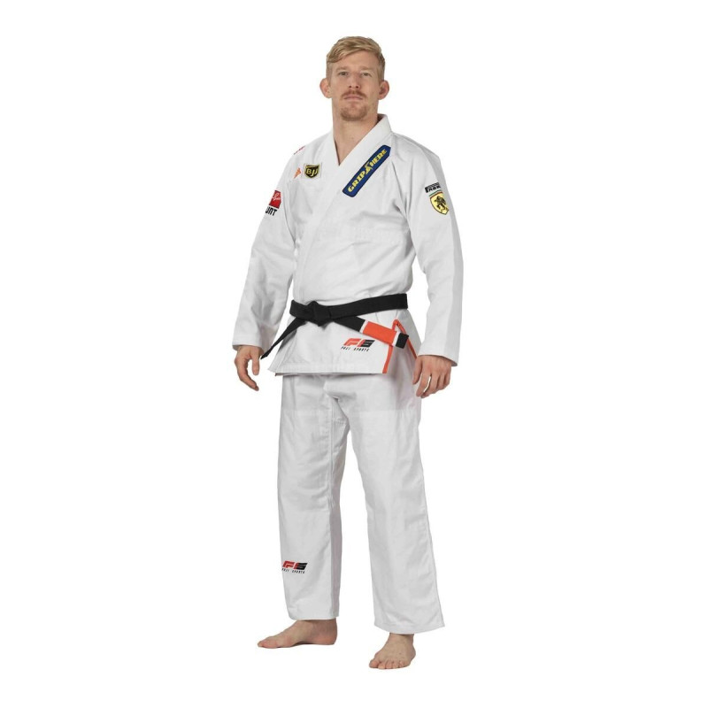 Kimono JJB FUJI Sports | Blanc/Rouge | Suparaito XTR 2.0 Edition