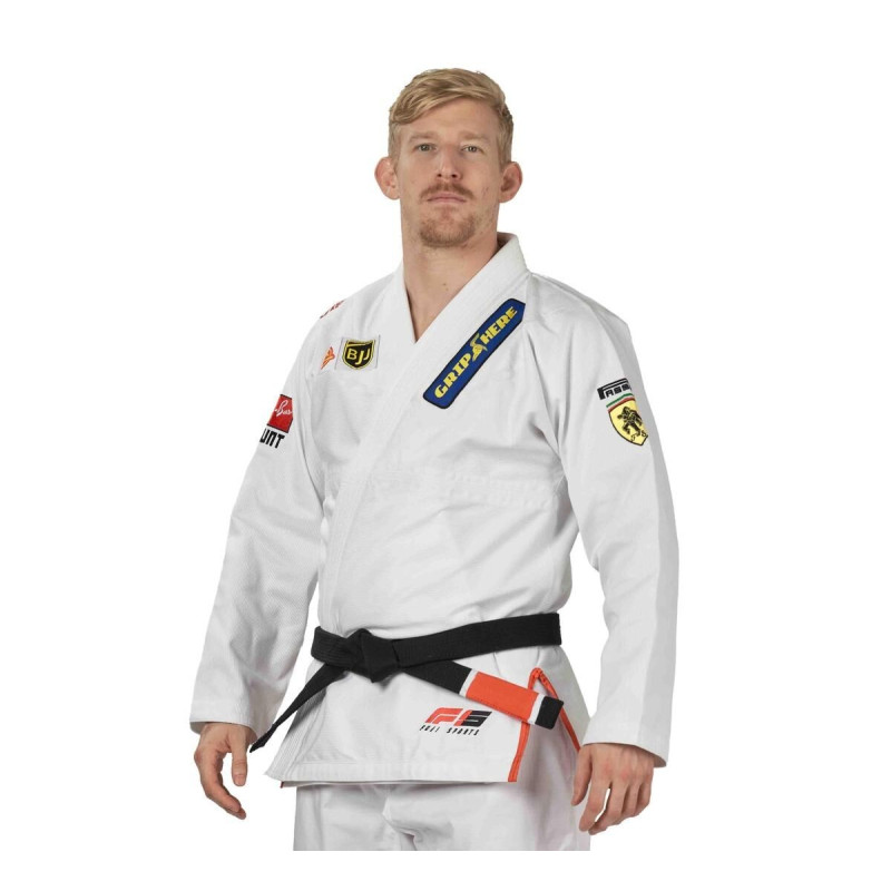 Kimono JJB FUJI Sports | Blanc/Rouge | Suparaito XTR 2.0 Edition