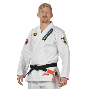 Kimono JJB FUJI Sports | Blanc/Rouge | Suparaito XTR 2.0 Edition