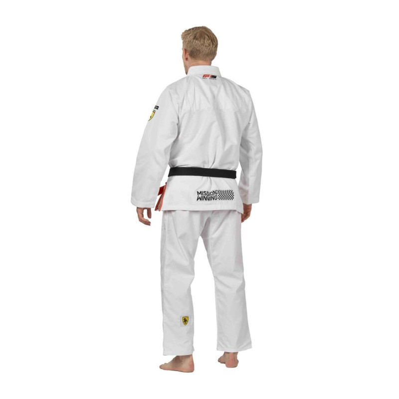 Kimono JJB FUJI Sports | Blanc/Rouge | Suparaito XTR 2.0 Edition