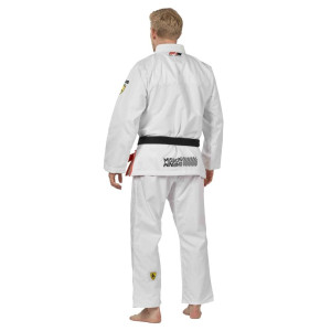 Kimono JJB FUJI Sports | Blanc/Rouge | Suparaito XTR 2.0 Edition