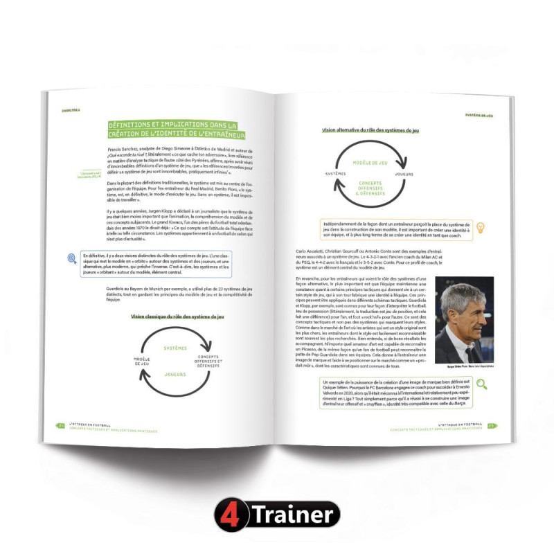 Livre L'Attaque en Football 4TRAINER | Concepts Tactiques Pedro NOGUEIRA