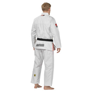 Kimono JJB FUJI Sports | Blanc/Rouge | Suparaito XTR 2.0 Edition