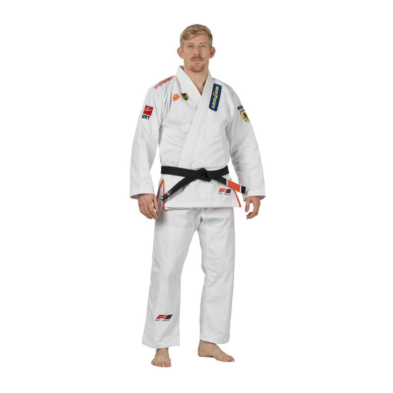 Kimono JJB FUJI Sports | Blanc/Rouge | Suparaito XTR 2.0 Edition
