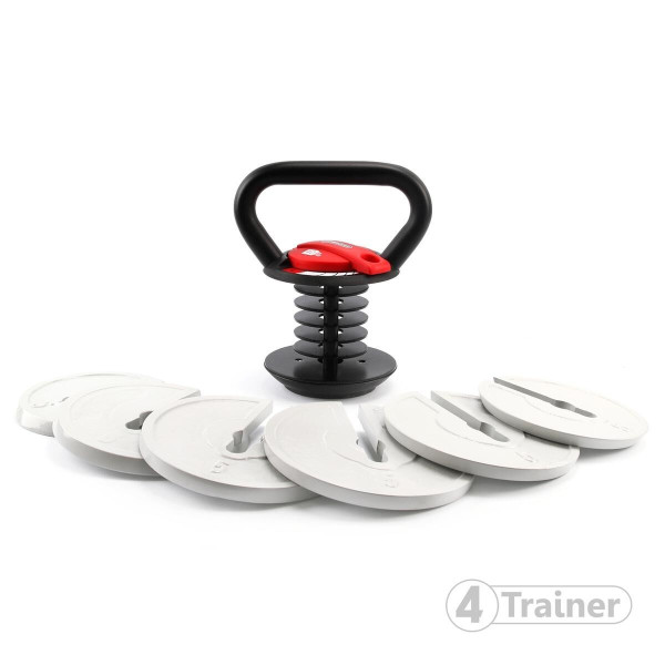 Kettlebell ajustable 4TRAINER | 4-18,5kg | Fonte