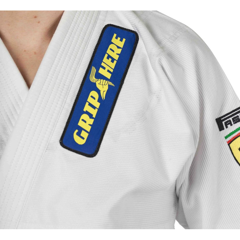 Kimono JJB FUJI Sports | Blanc/Rouge | Suparaito XTR 2.0 Edition