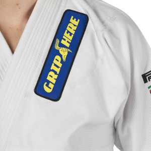 Kimono JJB FUJI Sports | Blanc/Rouge | Suparaito XTR 2.0 Edition