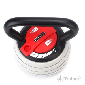 Kettlebell ajustable 4TRAINER | 4-18,5kg | Fonte