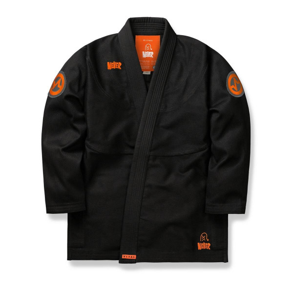 Kimono JJB Homologué IBJJF - Kimono Vital Noir - SMILE NEVER SMILE