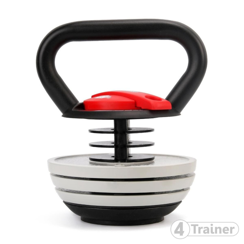 Kettlebell ajustable 4TRAINER | 4-18,5kg | Fonte