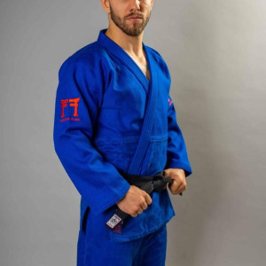 Kimono Judo - Kimono certifié IJF - Fighting Films - Bleu - Superstar