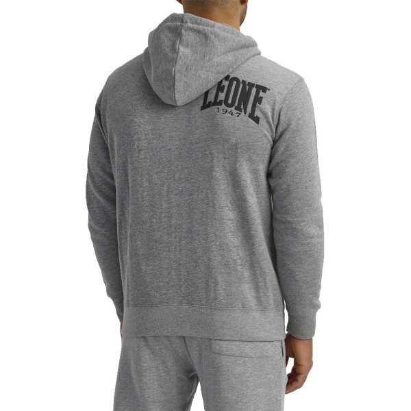 Sweat-shirt Leone1947 | Gris | Capuche Zippé