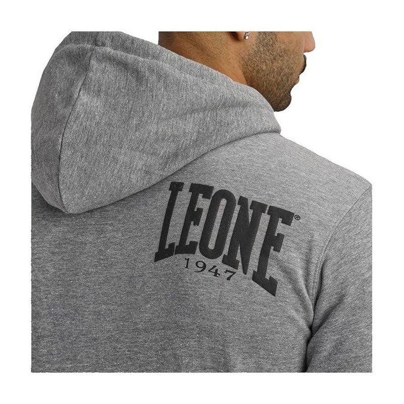 Sweat-shirt Leone1947 | Gris | Capuche Zippé