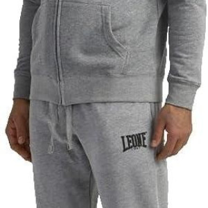 Sweat-shirt Leone1947 | Gris | Capuche Zippé