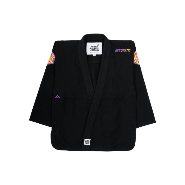 Kimono JJB - Aesthetic - Noir/Violet - Alpha+ - IBJJF