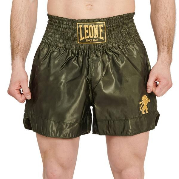 Short de Boxe Thai Leone1947 | Vert | Basic 2