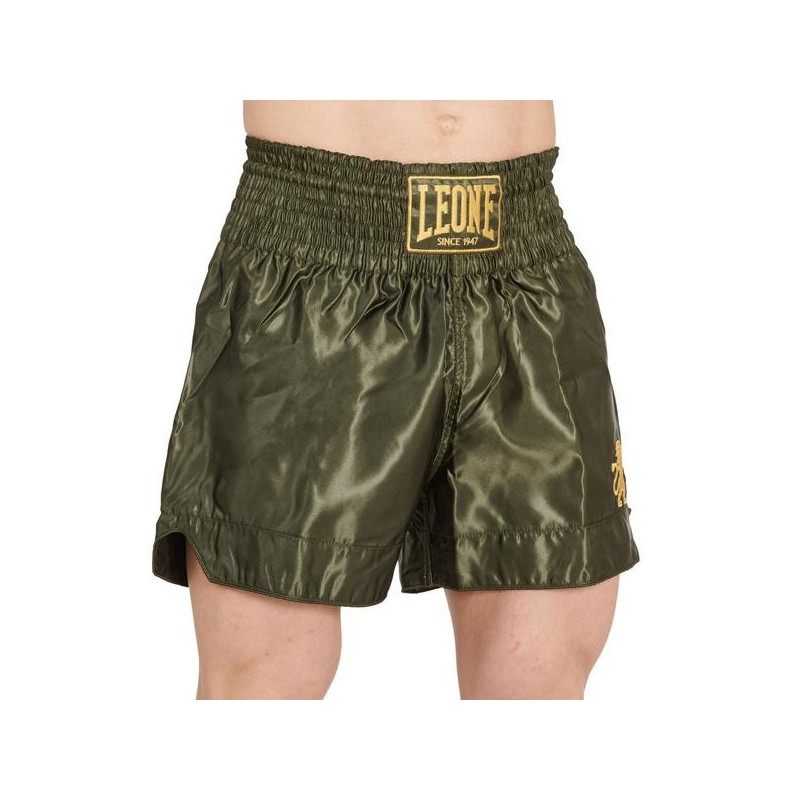 Short de Boxe Thai Leone1947 | Vert | Basic 2
