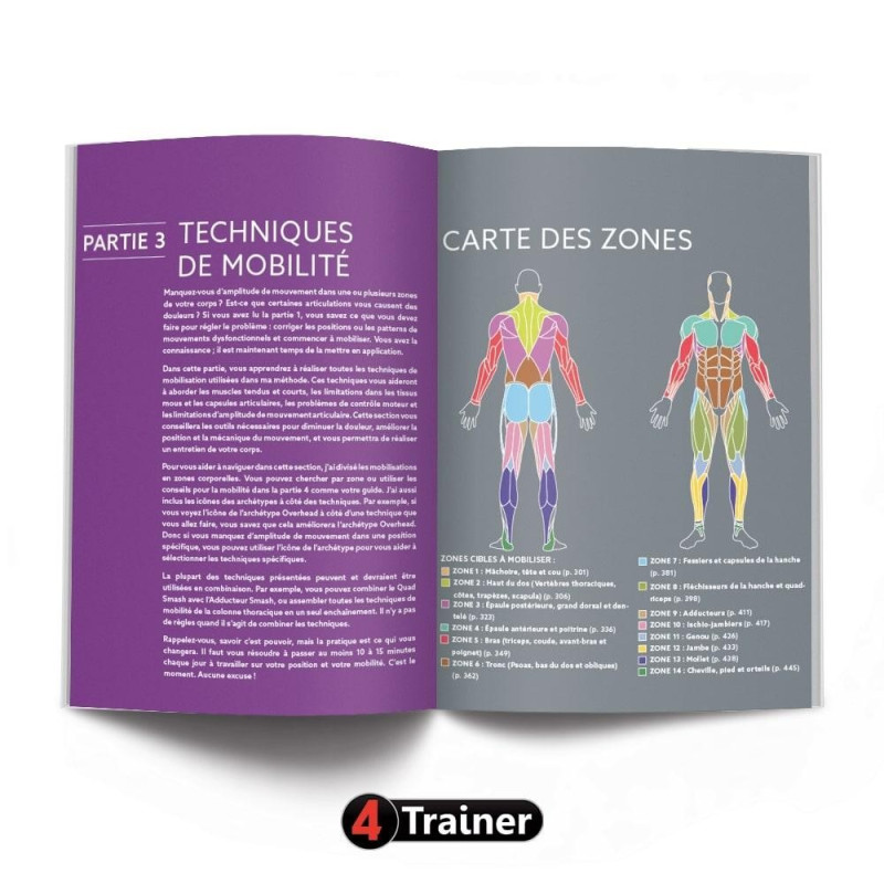 Livre Becoming a Supple Leopard 4TRAINER | Version Française | Dr Kelly Starrett Mobilité