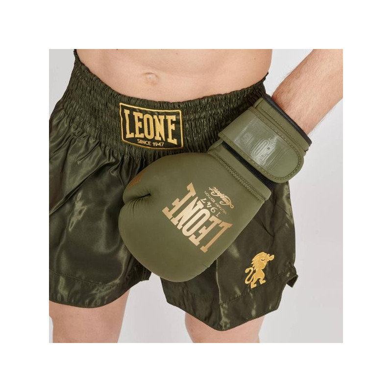Short de Boxe Thai Leone1947 | Vert | Basic 2