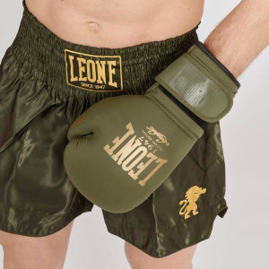 Short de Boxe Thai Leone1947 | Vert | Basic 2