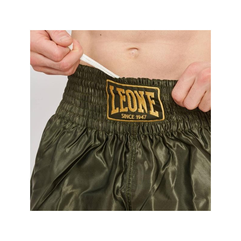 Short de Boxe Thai Leone1947 | Vert | Basic 2