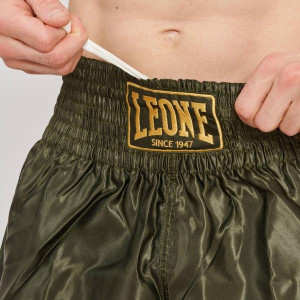 Short de Boxe Thai Leone1947 | Vert | Basic 2