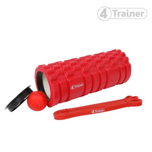 Kit Mobilité 4Trainer | Rouge | Pack Complet Rouleau Massage