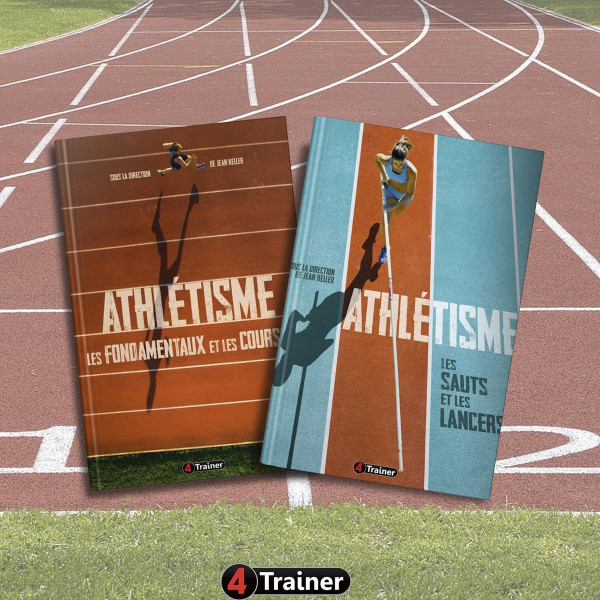 Pack Livre Athlétisme 4TRAINER | Tome 1 & 2 Complet | Jean Keller