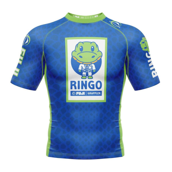 Rashguard Fuji Sports | Bleu/Vert | Ringo
