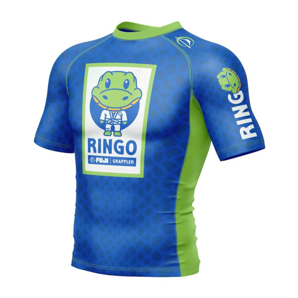 Rashguard Fuji Sports | Bleu/Vert | Ringo