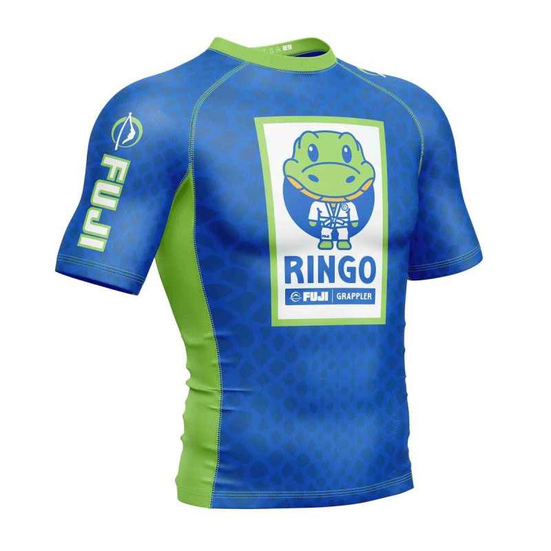 Rashguard Fuji Sports | Bleu/Vert | Ringo