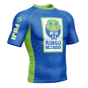 Rashguard Fuji Sports | Bleu/Vert | Ringo