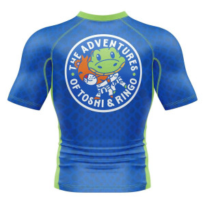 Rashguard Fuji Sports | Bleu/Vert | Ringo