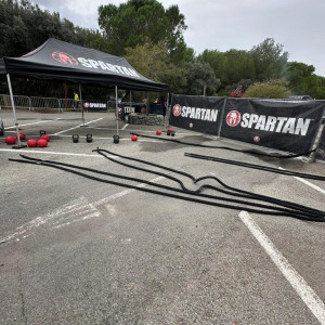 Corde Ondulatoire 4TRAINER | Battle Rope PRO 15m | Noir