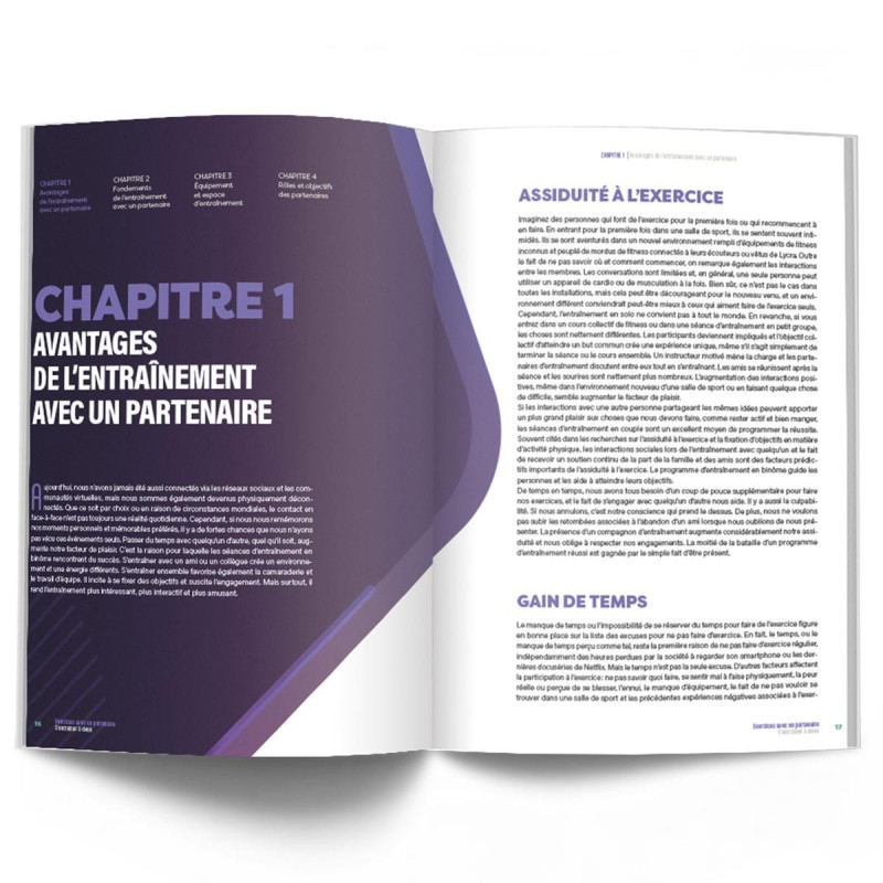 Guide Entraînement à Deux 4TRAINER | HIIT Musculation Cardio | 16 Chapitres