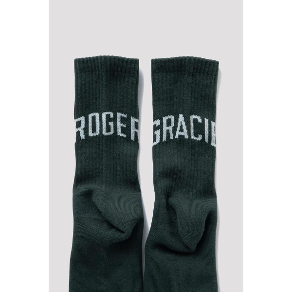 Chaussettes GentleArtApparel | Blanc et Vert | CARLOS