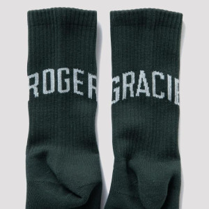 Chaussettes GentleArtApparel | Blanc et Vert | CARLOS