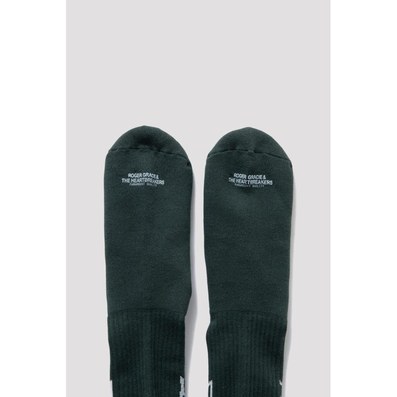 Chaussettes GentleArtApparel | Blanc et Vert | CARLOS