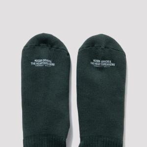 Chaussettes GentleArtApparel | Blanc et Vert | CARLOS