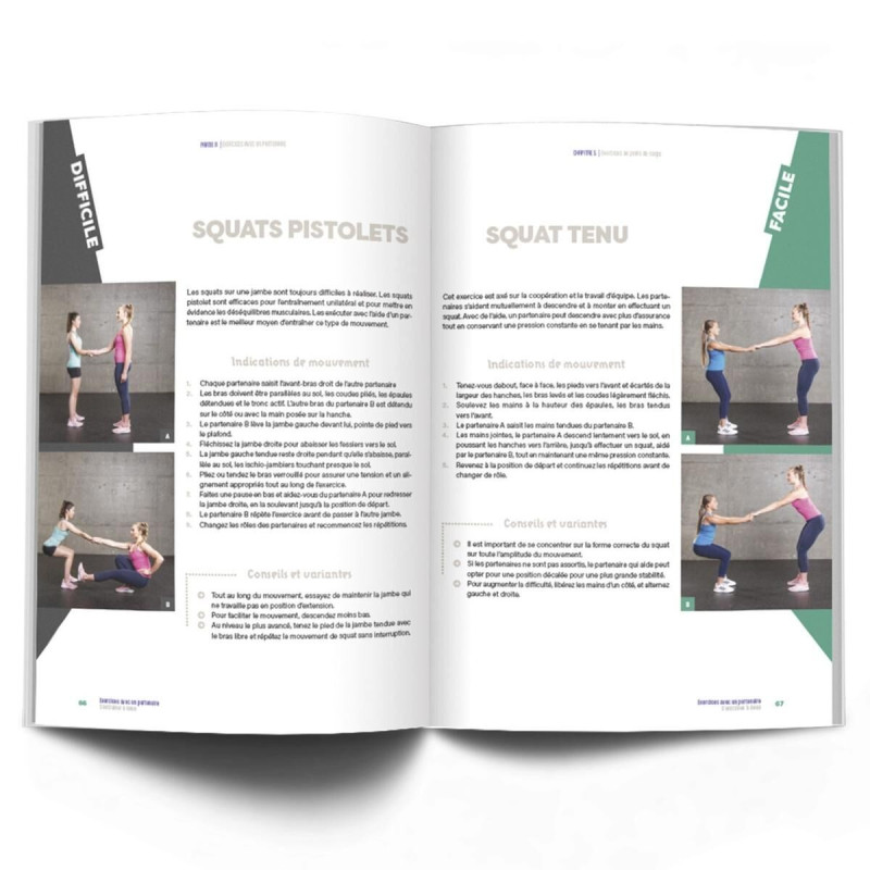Guide Entraînement à Deux 4TRAINER | HIIT Musculation Cardio | 16 Chapitres