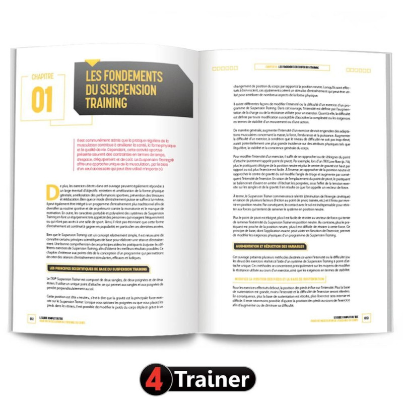 Guide Entraînement TRX 4TRAINER | Suspension Training | 2ème Édition