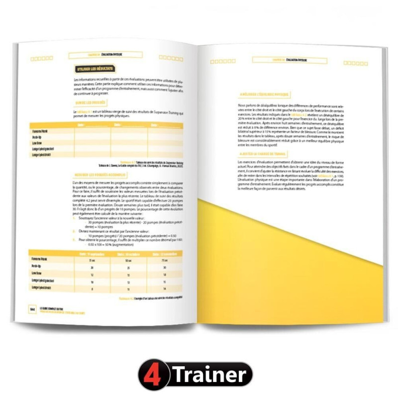 Guide Entraînement TRX 4TRAINER | Suspension Training | 2ème Édition